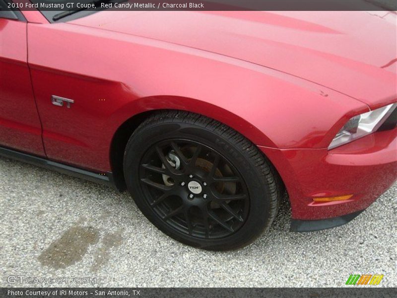 Red Candy Metallic / Charcoal Black 2010 Ford Mustang GT Coupe