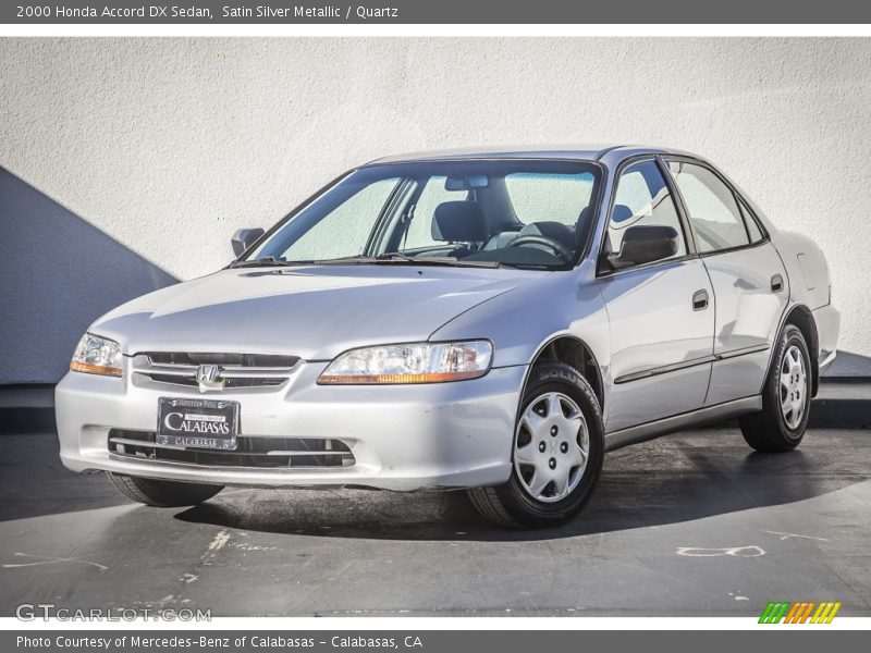 Satin Silver Metallic / Quartz 2000 Honda Accord DX Sedan