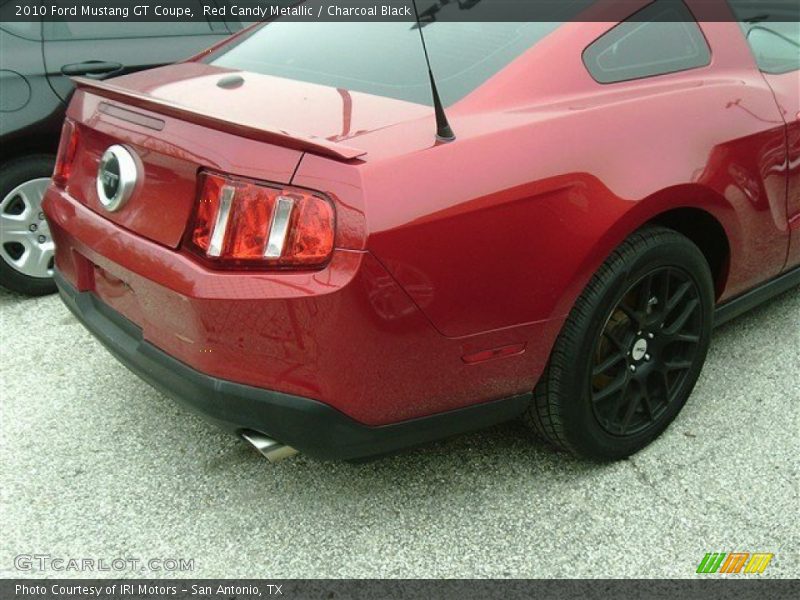 Red Candy Metallic / Charcoal Black 2010 Ford Mustang GT Coupe
