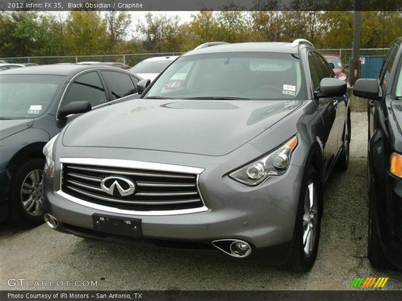 Black Obsidian / Graphite 2012 Infiniti FX 35