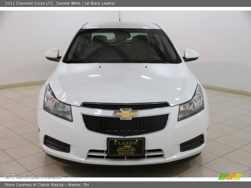 Summit White / Jet Black Leather 2011 Chevrolet Cruze LTZ