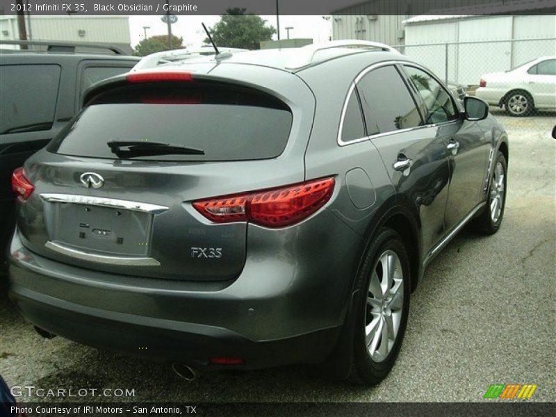 Black Obsidian / Graphite 2012 Infiniti FX 35