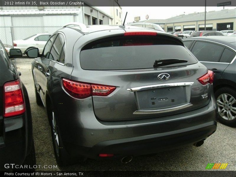 Black Obsidian / Graphite 2012 Infiniti FX 35