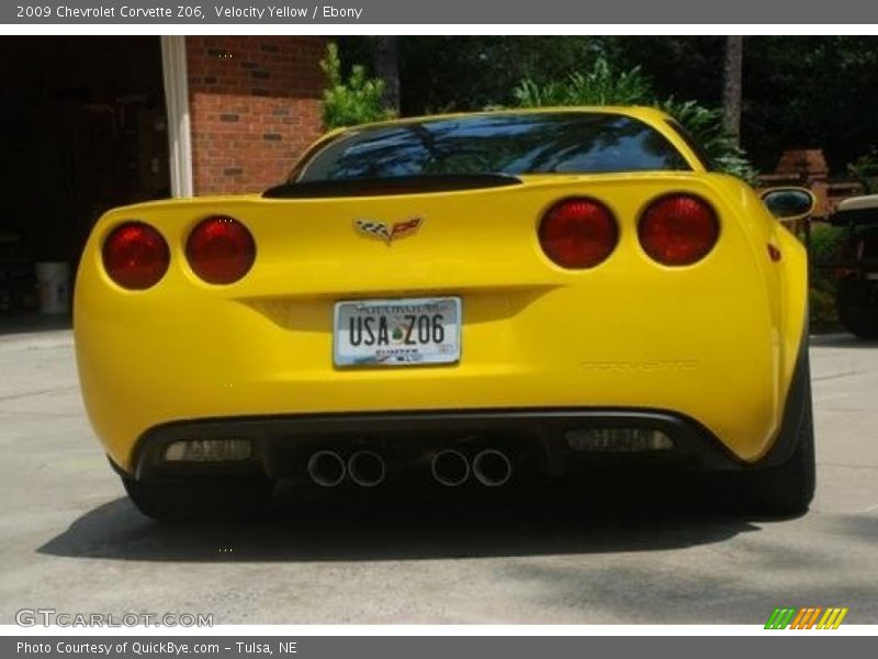 Velocity Yellow / Ebony 2009 Chevrolet Corvette Z06