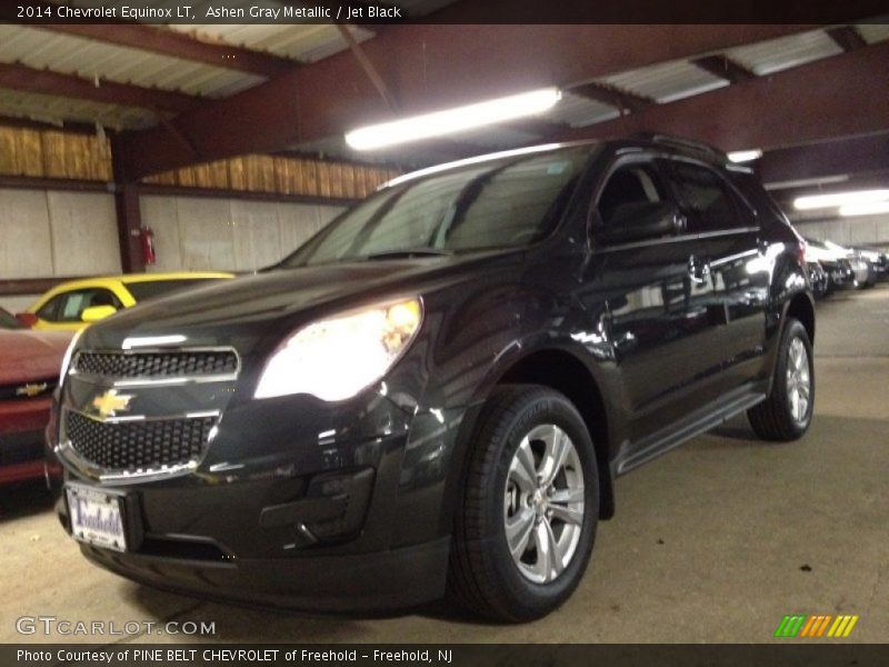 Ashen Gray Metallic / Jet Black 2014 Chevrolet Equinox LT