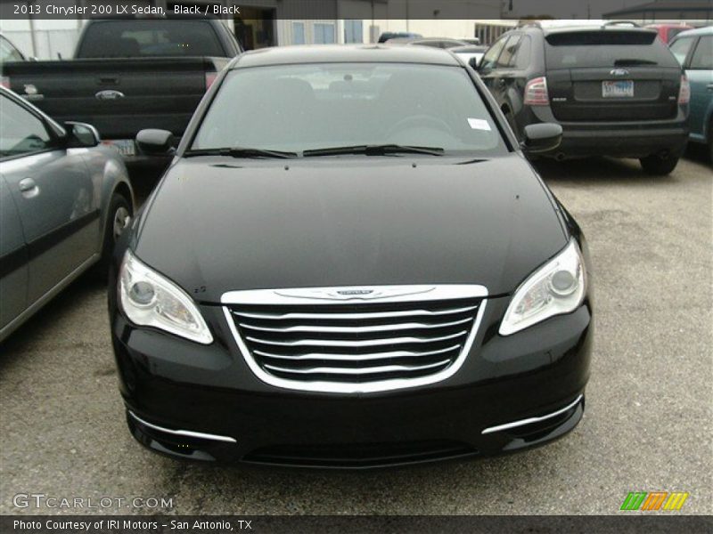 Black / Black 2013 Chrysler 200 LX Sedan