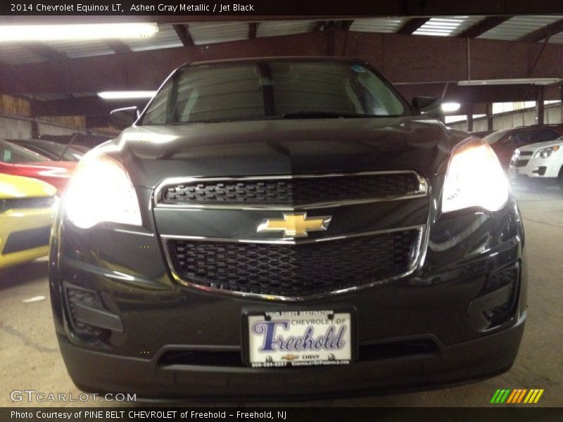 Ashen Gray Metallic / Jet Black 2014 Chevrolet Equinox LT