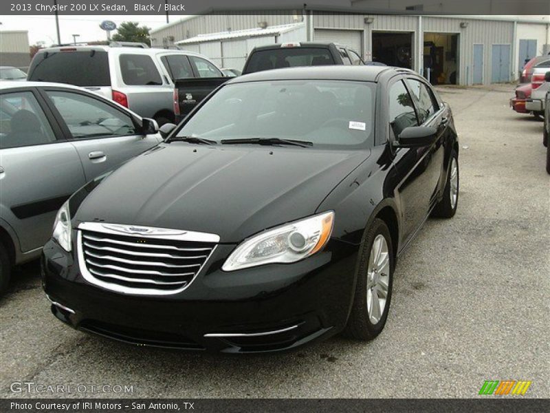 Black / Black 2013 Chrysler 200 LX Sedan