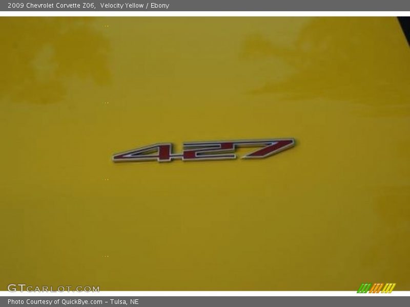 Velocity Yellow / Ebony 2009 Chevrolet Corvette Z06