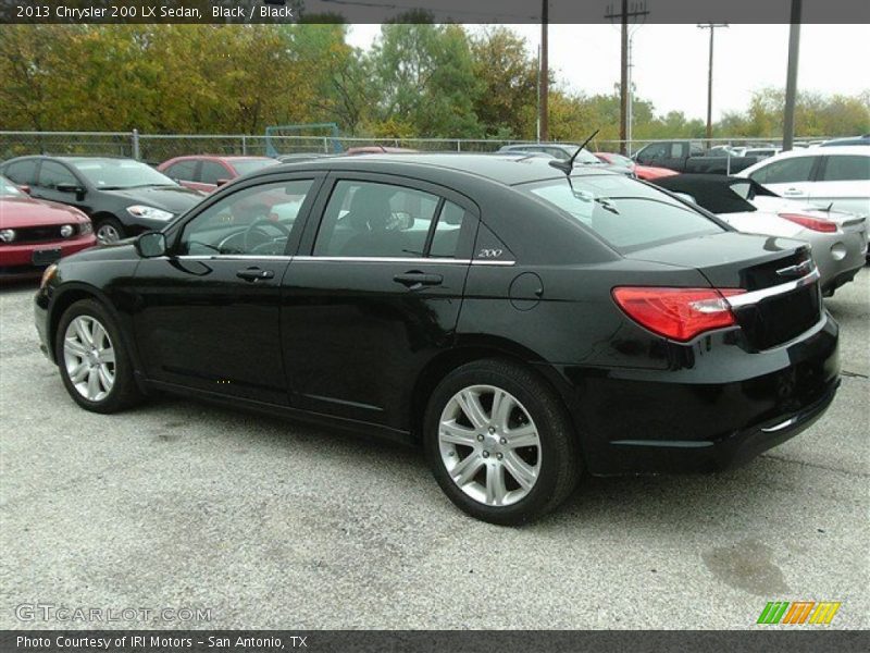 Black / Black 2013 Chrysler 200 LX Sedan