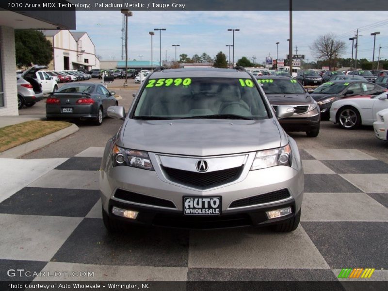 Palladium Metallic / Taupe Gray 2010 Acura MDX Technology