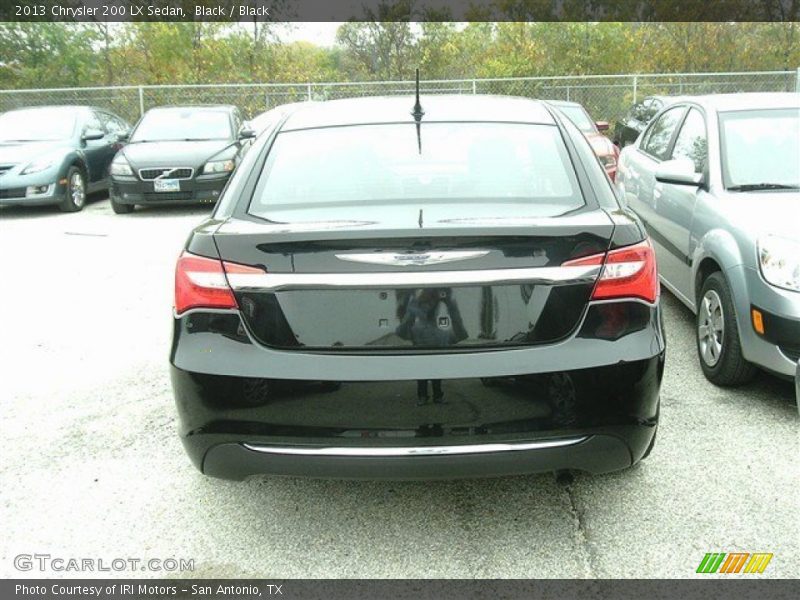 Black / Black 2013 Chrysler 200 LX Sedan