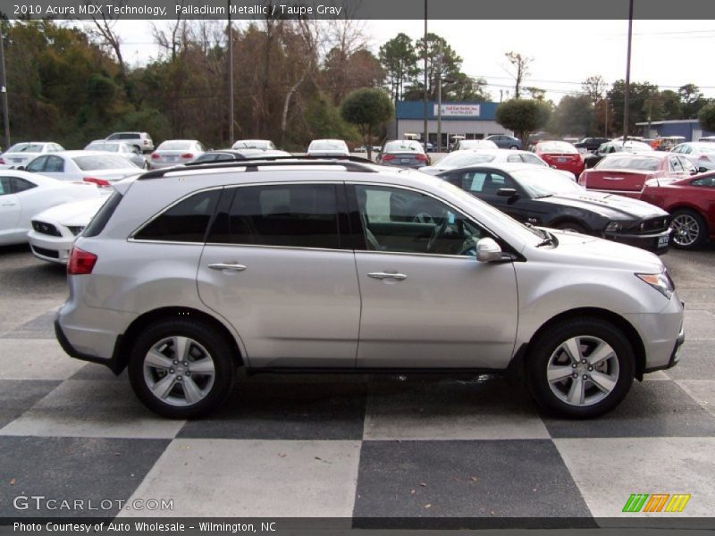 Palladium Metallic / Taupe Gray 2010 Acura MDX Technology