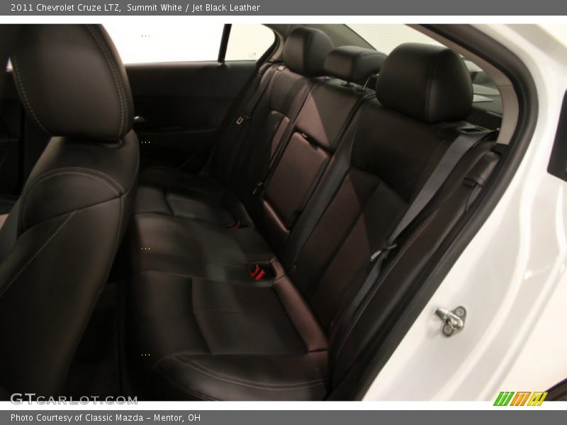 Summit White / Jet Black Leather 2011 Chevrolet Cruze LTZ