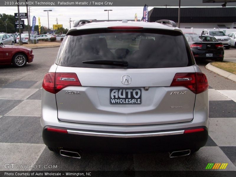Palladium Metallic / Taupe Gray 2010 Acura MDX Technology