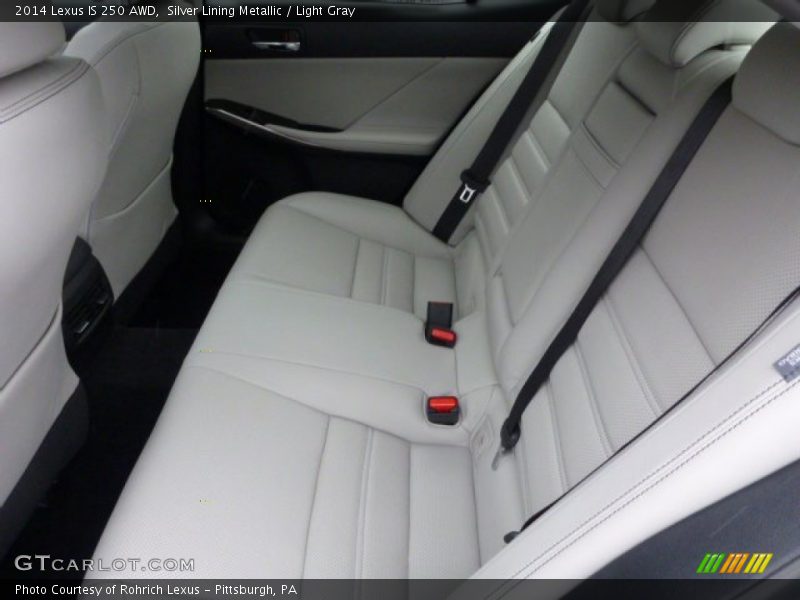 Silver Lining Metallic / Light Gray 2014 Lexus IS 250 AWD