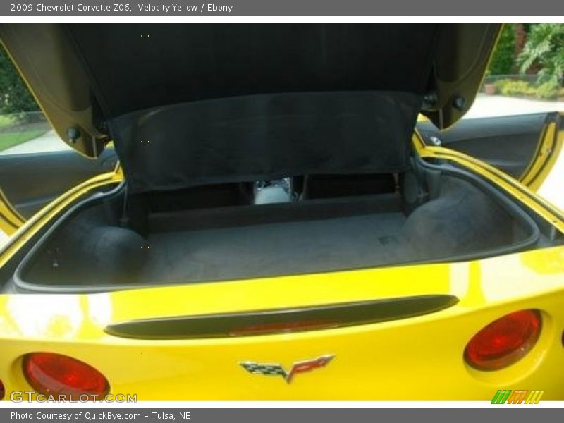 Velocity Yellow / Ebony 2009 Chevrolet Corvette Z06
