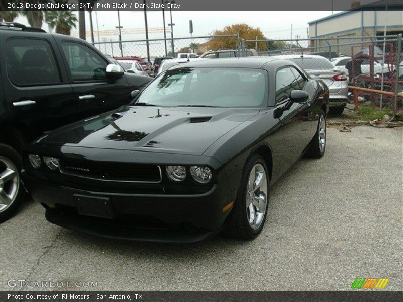 Pitch Black / Dark Slate Gray 2013 Dodge Challenger SXT