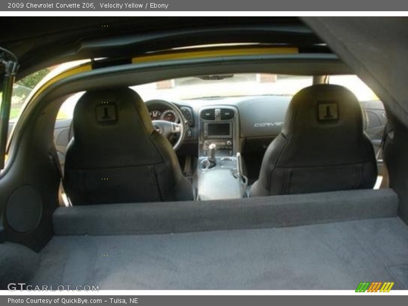 Velocity Yellow / Ebony 2009 Chevrolet Corvette Z06