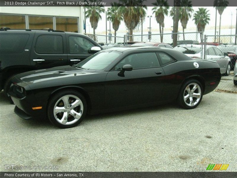 Pitch Black / Dark Slate Gray 2013 Dodge Challenger SXT