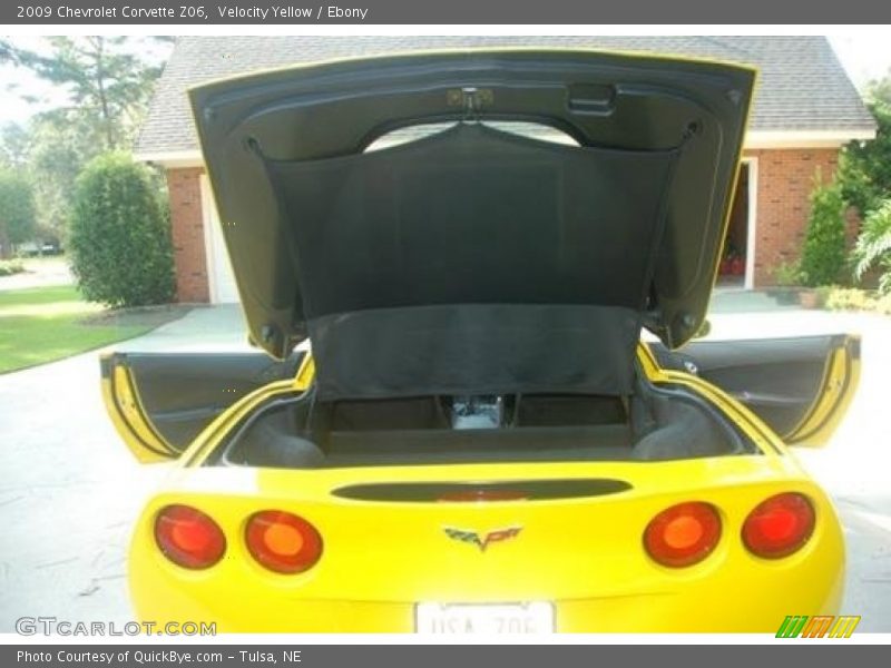 Velocity Yellow / Ebony 2009 Chevrolet Corvette Z06
