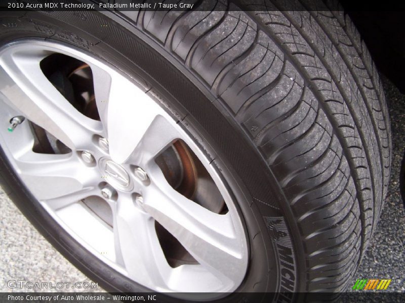 Palladium Metallic / Taupe Gray 2010 Acura MDX Technology