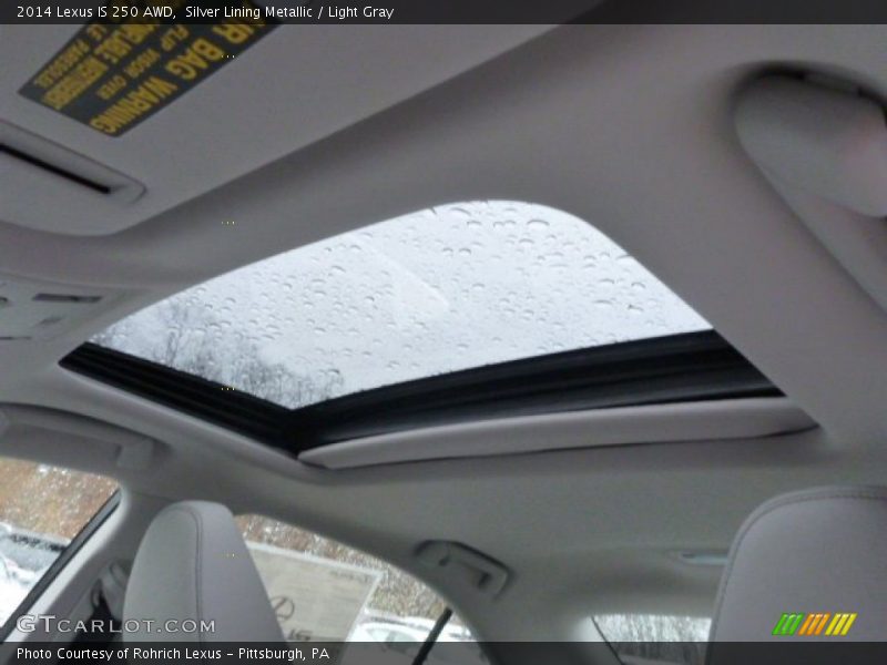 Silver Lining Metallic / Light Gray 2014 Lexus IS 250 AWD