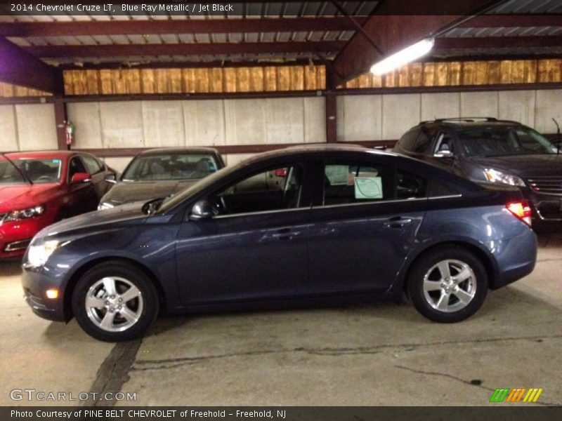 Blue Ray Metallic / Jet Black 2014 Chevrolet Cruze LT
