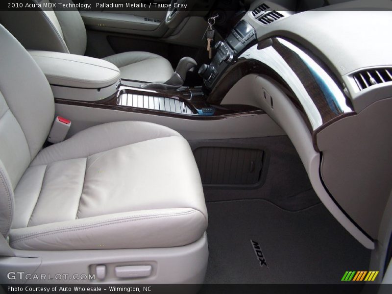 Palladium Metallic / Taupe Gray 2010 Acura MDX Technology