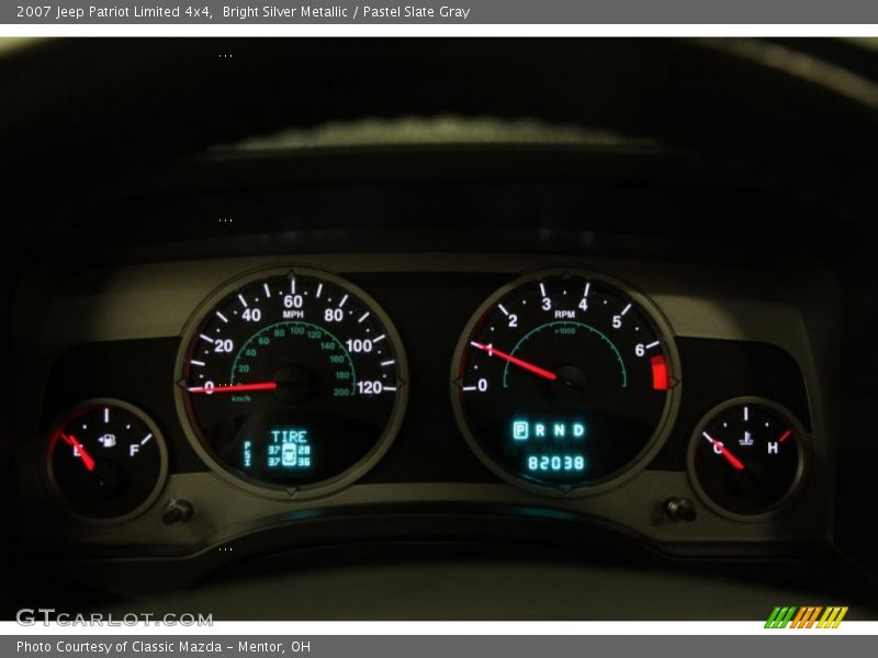 Bright Silver Metallic / Pastel Slate Gray 2007 Jeep Patriot Limited 4x4