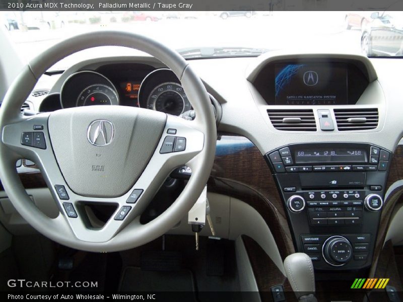 Palladium Metallic / Taupe Gray 2010 Acura MDX Technology