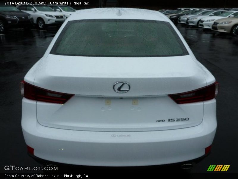 Ultra White / Rioja Red 2014 Lexus IS 250 AWD