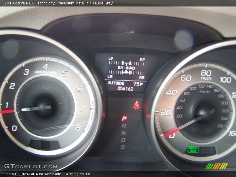 Palladium Metallic / Taupe Gray 2010 Acura MDX Technology