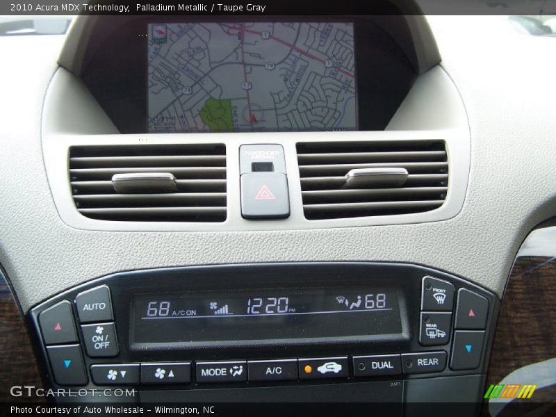 Palladium Metallic / Taupe Gray 2010 Acura MDX Technology