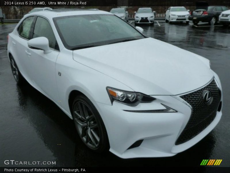 Ultra White / Rioja Red 2014 Lexus IS 250 AWD