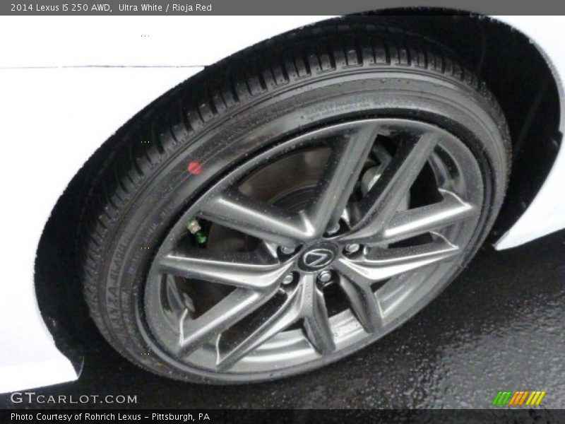 Ultra White / Rioja Red 2014 Lexus IS 250 AWD