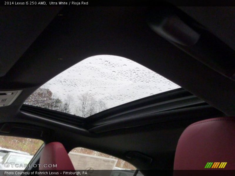 Ultra White / Rioja Red 2014 Lexus IS 250 AWD