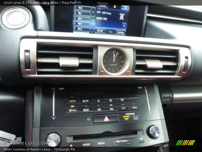 Ultra White / Rioja Red 2014 Lexus IS 250 AWD