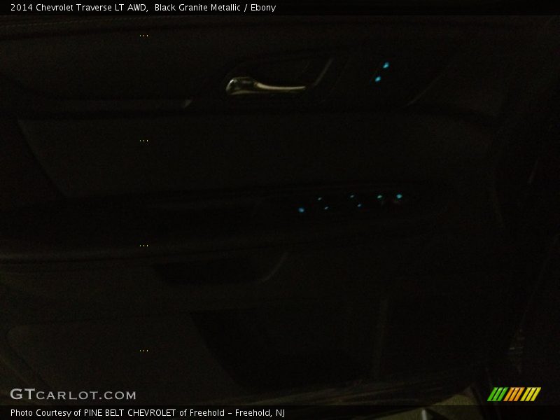 Black Granite Metallic / Ebony 2014 Chevrolet Traverse LT AWD