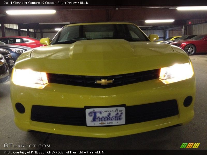 Bright Yellow / Black 2014 Chevrolet Camaro LS Coupe