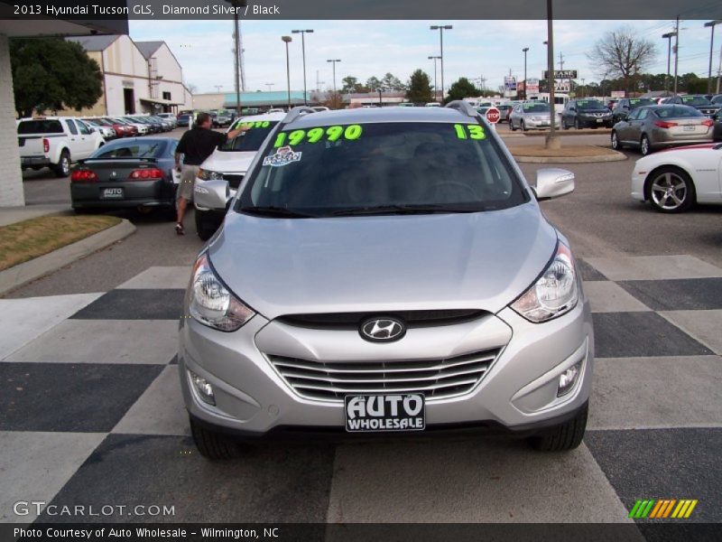 Diamond Silver / Black 2013 Hyundai Tucson GLS