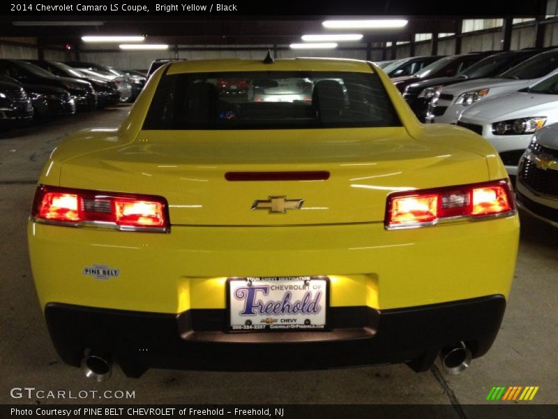 Bright Yellow / Black 2014 Chevrolet Camaro LS Coupe