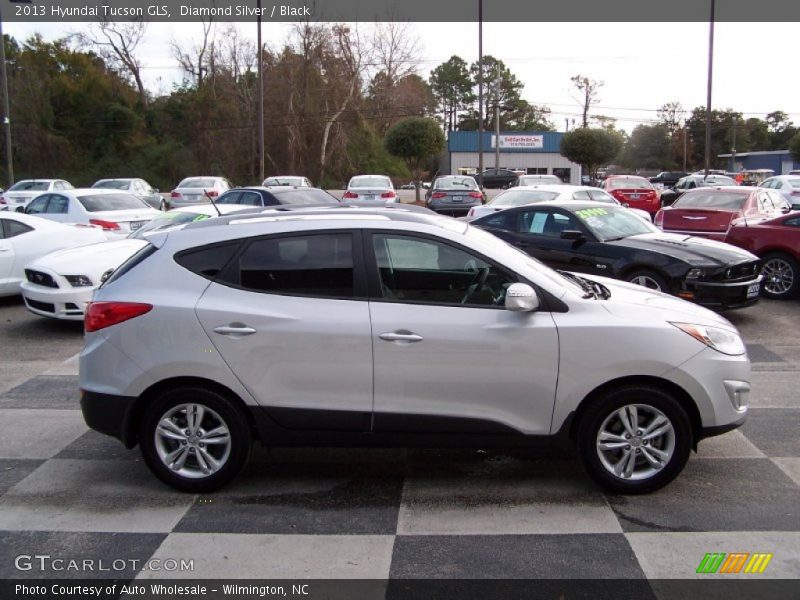 Diamond Silver / Black 2013 Hyundai Tucson GLS