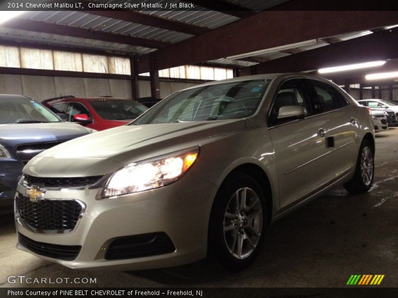 Champagne Silver Metallic / Jet Black 2014 Chevrolet Malibu LT