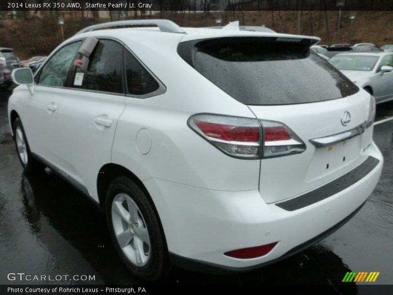 Starfire Pearl / Lt. Gray 2014 Lexus RX 350 AWD
