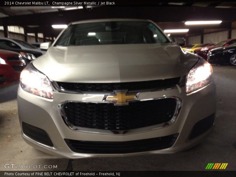 Champagne Silver Metallic / Jet Black 2014 Chevrolet Malibu LT