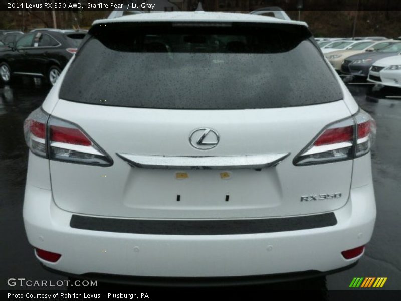 Starfire Pearl / Lt. Gray 2014 Lexus RX 350 AWD