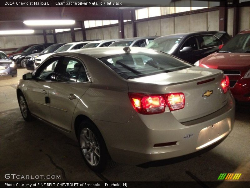 Champagne Silver Metallic / Jet Black 2014 Chevrolet Malibu LT