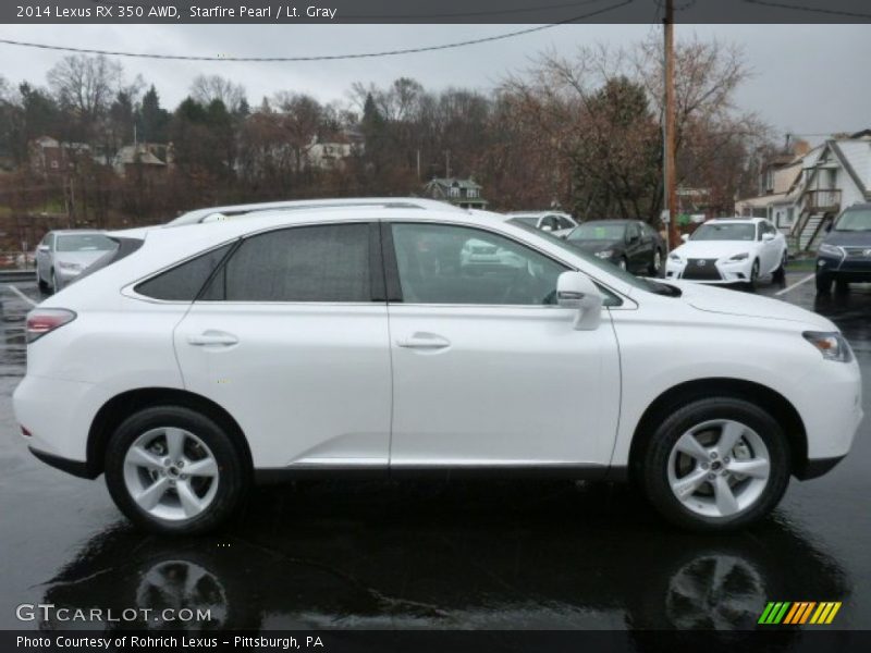 Starfire Pearl / Lt. Gray 2014 Lexus RX 350 AWD