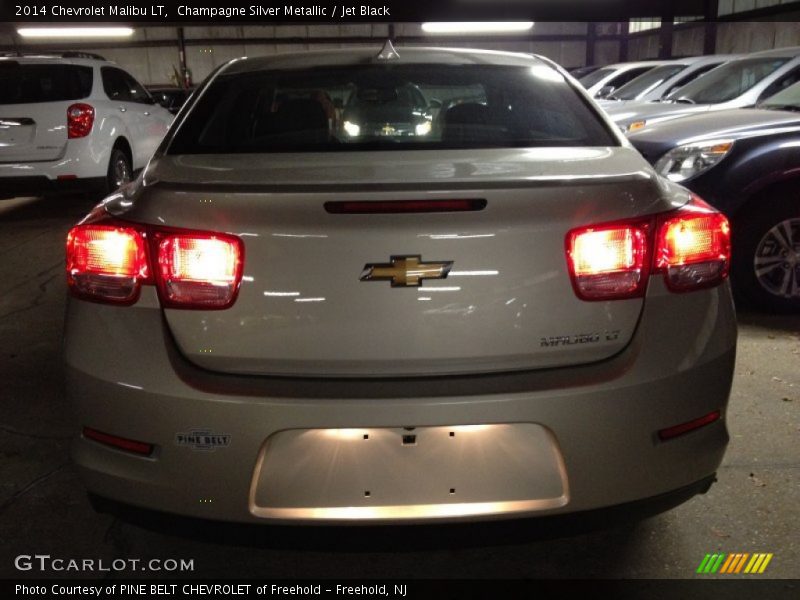 Champagne Silver Metallic / Jet Black 2014 Chevrolet Malibu LT